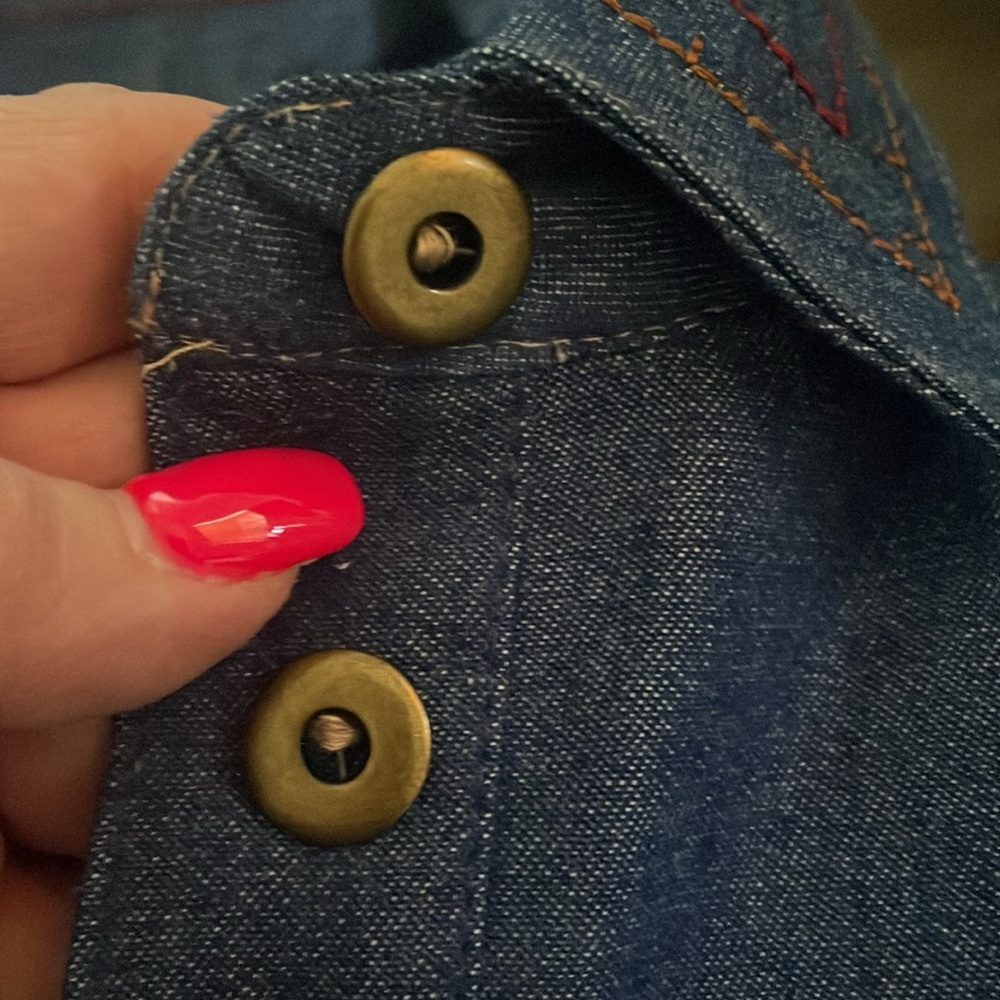 Boho vibes denim jacket/shirt - Picture 6 of 8